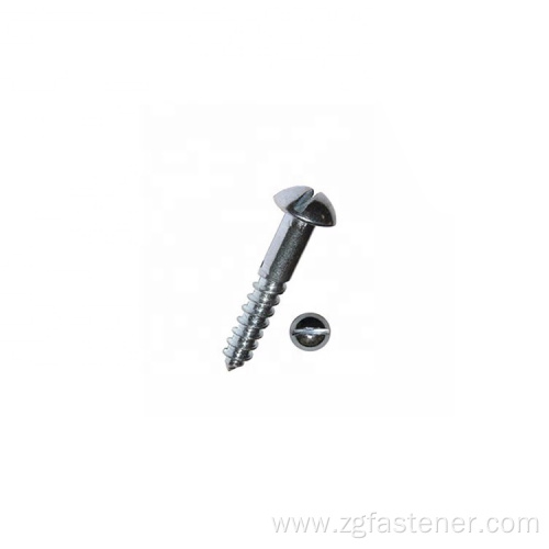 Steel slotted pan head tapping screws / slotted tapping screws